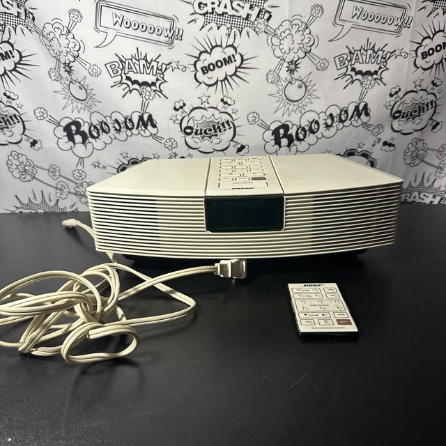 Bose Wave Radio AWR1W1 AM/FM Radio Station Stereo System Alarm Clock W/ Remote