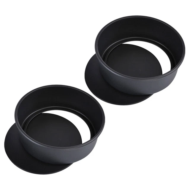 2 pz tazze budino stampo per torta vivente set nero strumento