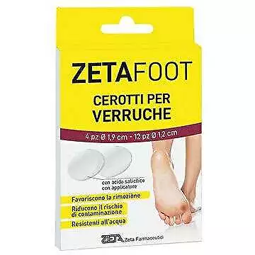 ZetaFoot Cerotti Per Verruche Assortiti Zeta Farmaceutici 16 Pezzi