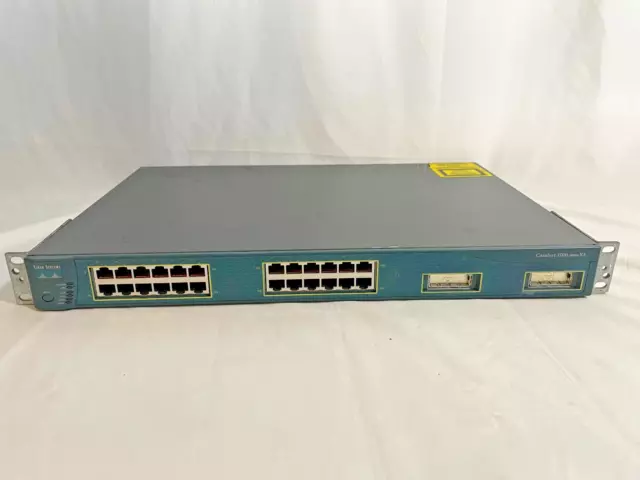 Cisco Catalyst WS-C3524-XL-EN WSC3524XLEN 24-Ports Rack Mount Switch Managed