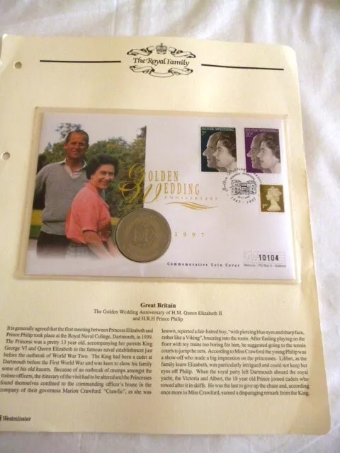 Royal Family Golden Wedding First Day Cover.