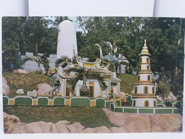 New Vintage Postcard Haw Par Villa Tiger Balm Garden Singapore Aw Brothers