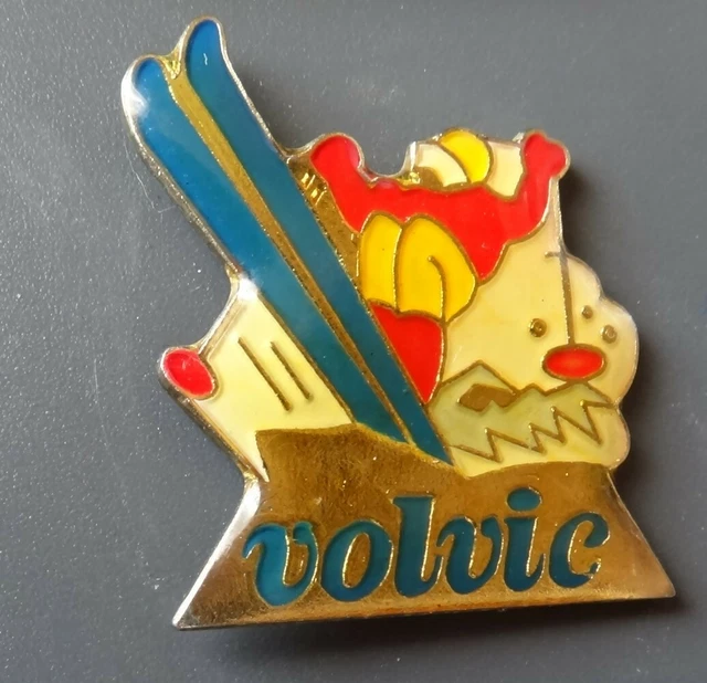 Pin's Vintage Chamonix – Skieur Charly – Années 90