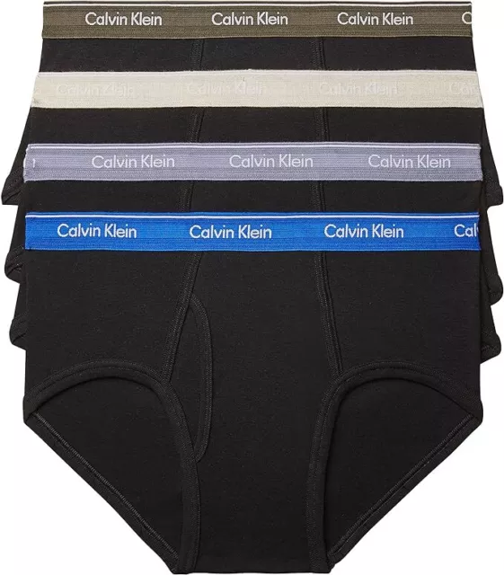 Calvin Klein Men's Cotton Classics Multipack Brief Size Small Slip