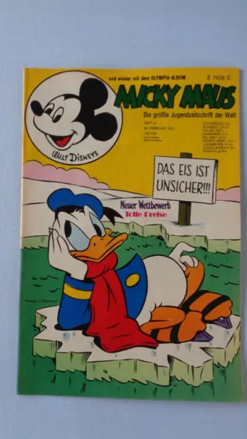 Micky Maus 1972 Nr.9 , ungelesen Z0-1/1