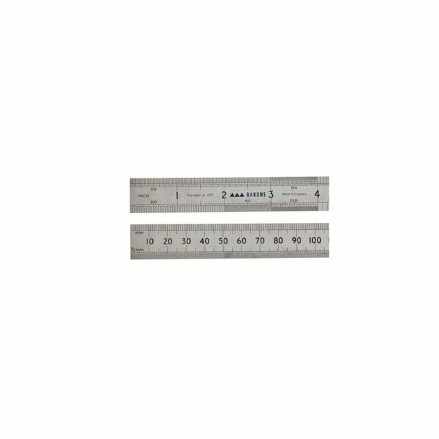STANLEY 64R RABONE Rustless Ruler 150mm / 300mm Metric + Imperial ...