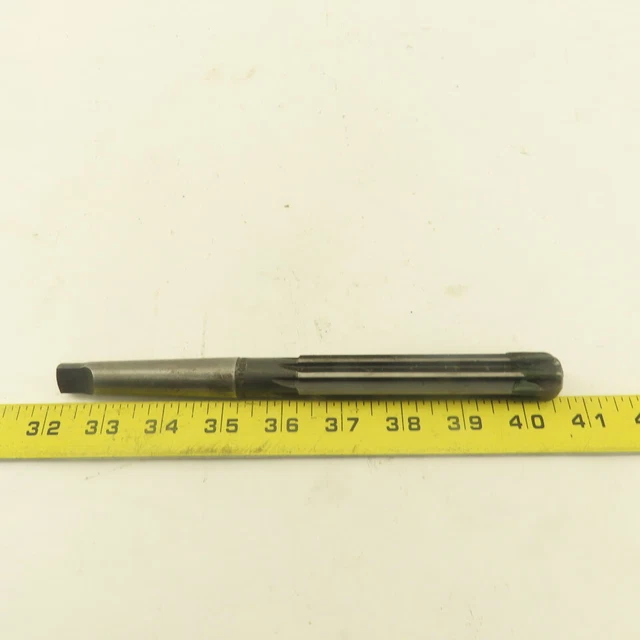 .7595 Reamer Straight 8 Flute Morse Taper MT2 Shank 4" Flute Length