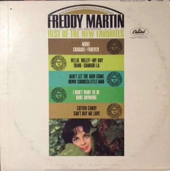LP Freddy Martin And His Orchestra Best Of The New Favorites Capitol Records