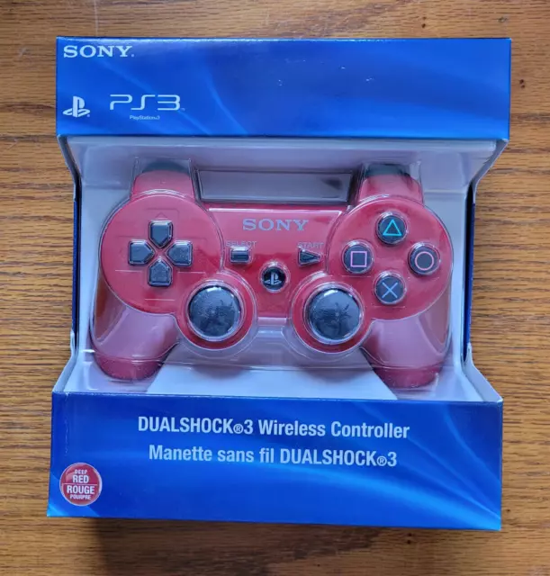 Sony PlayStation 3 PS3 Deep Red Dualshock 3 Controller BRAND NEW OEM