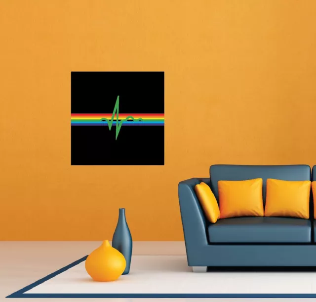 Pink Floyd Band Rock Music Room Wall Decor Sticker Decal 22"X22"