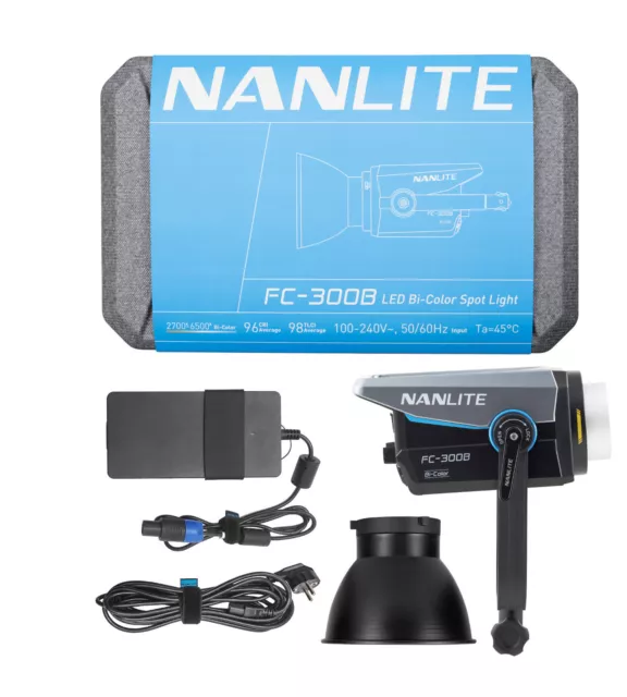 Nanlite FC- 300B Bi-color LED Light Studio Leuchte daylight Reportage Dauerlicht 3