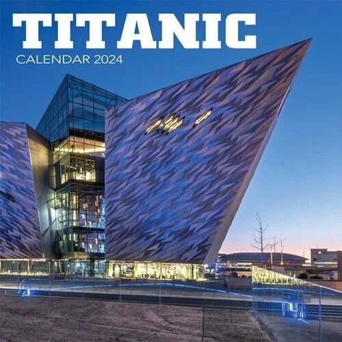 TITANIC 2024 SQUARE Wall Calendar Organiser Museum Belfast Northern