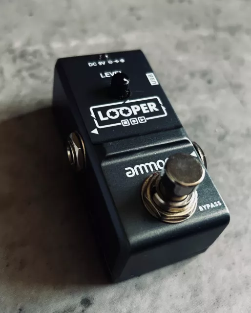 Ammoon Nano Looper Grey Nano Guitar Pedal