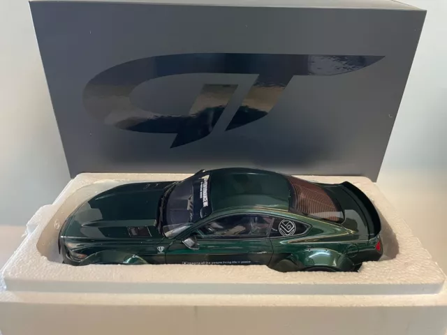 1/18 GT Spirit Ford Mustang Liberty walk LB Performance Green with Gold  AB116