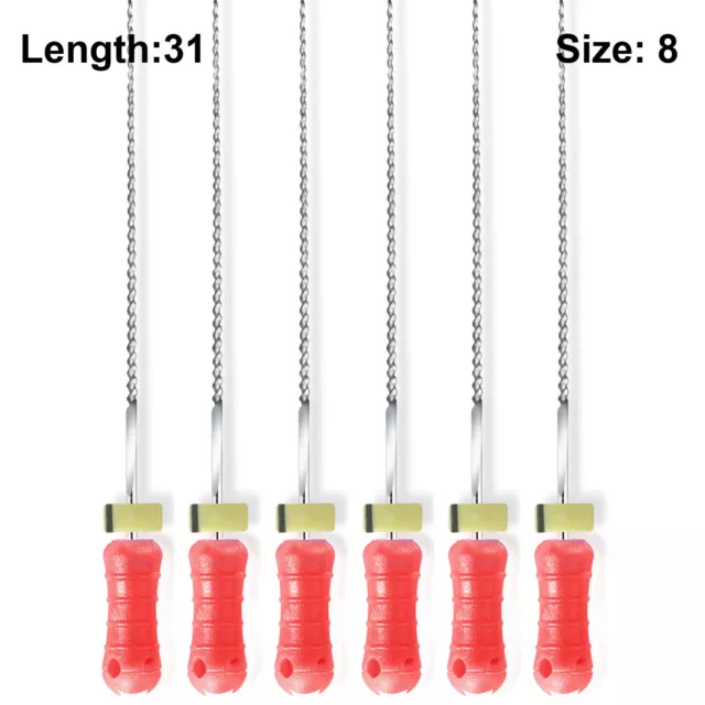 Sky Choice K-Files - 31 mm Length, Size 06 Pink with Rubber Stopper 6/Pkg