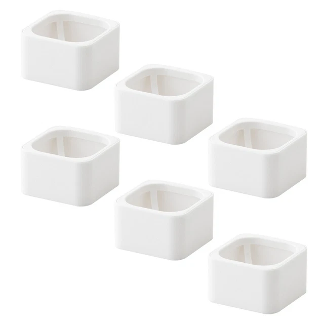 6 Pcs Sponges Display Stands Powder Puff Holder Blending Sponges Makeup Hollow