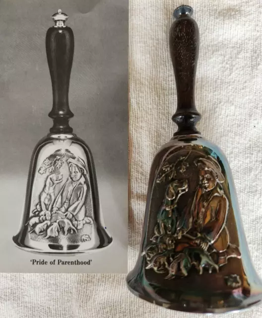 Norman Rockwell "Pride of Parenthood" Four Seasons Silver Plated Bell