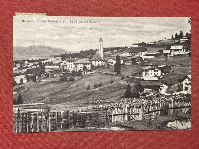 Cartolina - Dolomiti - Nova Ponente presso Bolzano - 1951