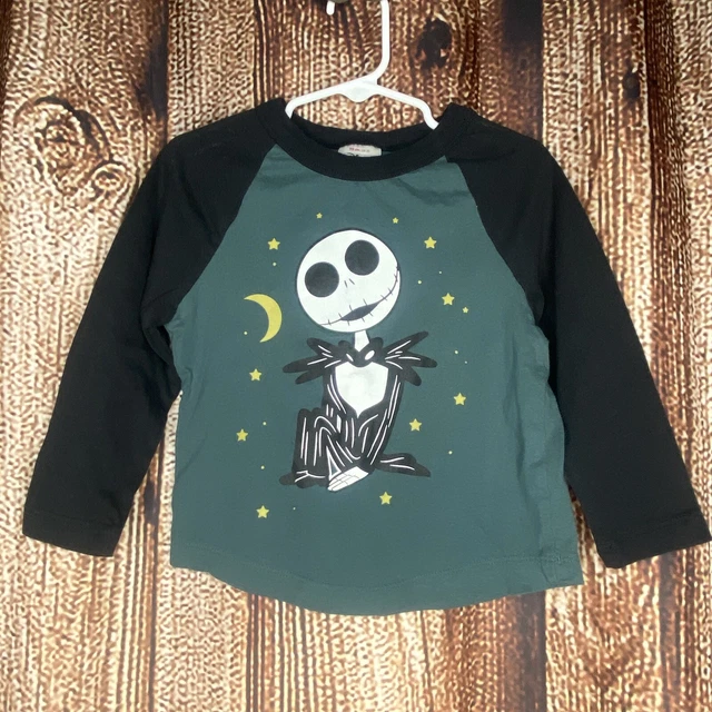 Hanna Andersson Nightmare Before Christmas Jack Skellington L/S T-Shirt 90 3T