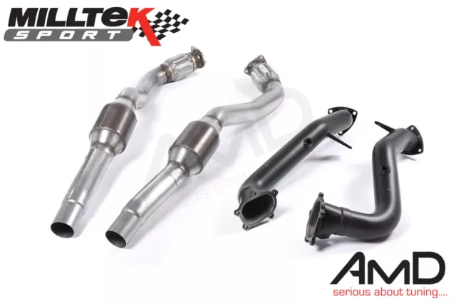 Milltek Audi RS7 Large Bore Downpipes Sports Cat to fit Milltek Cat Back