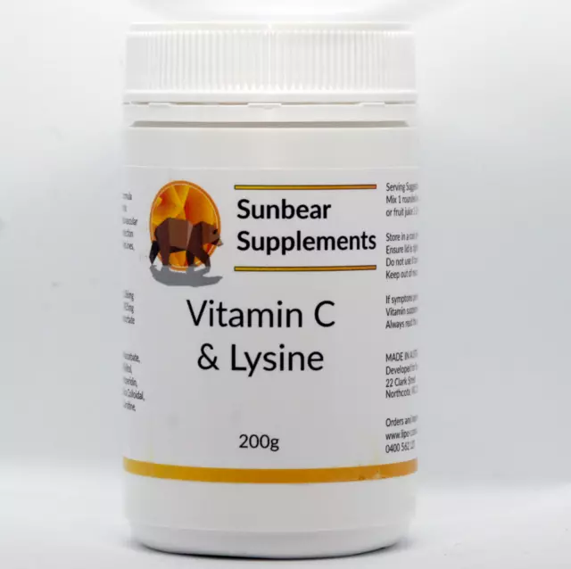 Vitamine C & Lysine - 200 grammes