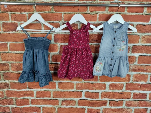 Baby Girls Bundle Age 6-9 Months Next J Lewis Gap Dress Cord Romper Winter 74Cm