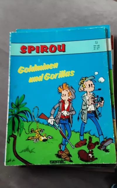 Softcover Spirou Band 3  -  Goldminen und Gorillas