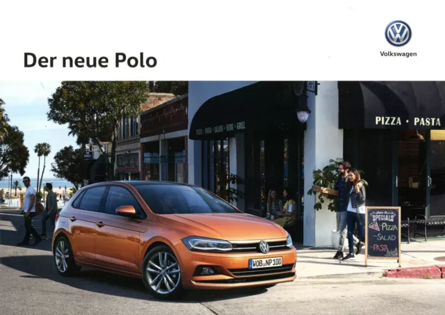 VW Polo Prospekt 2017 9/17 D Katalog brochure catalogue prospectus catalog