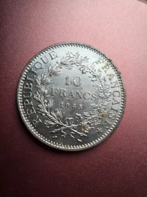 1 pièce de 10 Francs Hercule Argent 1965