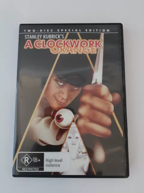 Clockwork Orange Stanley Kubrick Anthony Burgess Classic DVD R4 very good cond