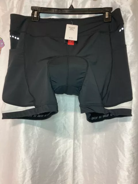 Baleaf Women's Padded Cycling Shorts Black Size 2XL NWT