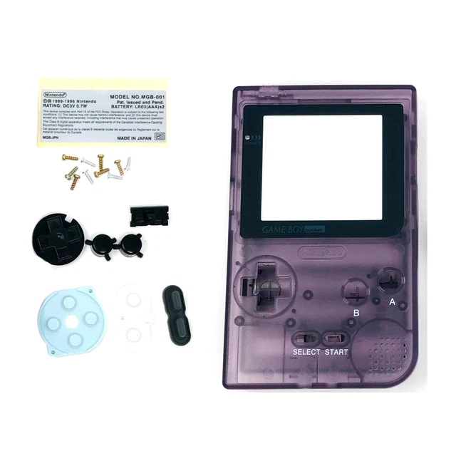 Guscio Di Ricambio Rosso Per Game Boy Advance SP + Lente Schermo – Custodia Aftermarket