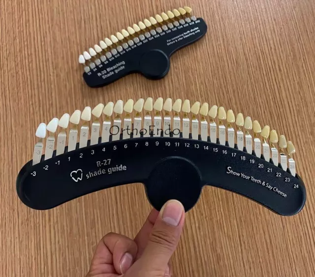 Teeth Whitening Dental Shade Guides Tooth Bleaching Shadeguide R27 Colors Chart