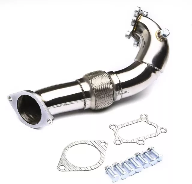 Stainless Steel exhaust front Downpipe manifold For Mazda 3 MPS 2.3L 06-09 Turbo