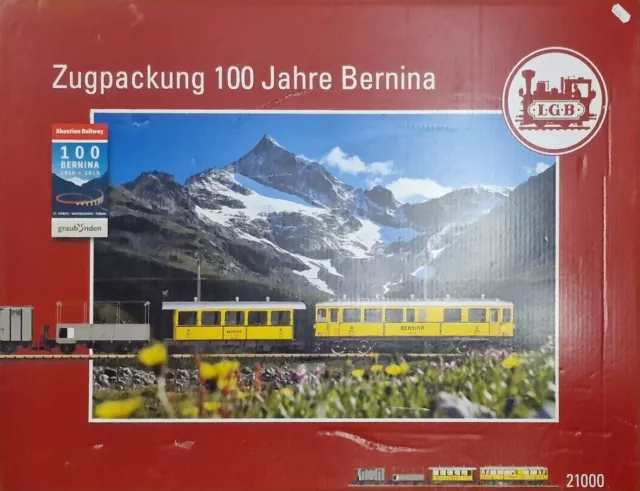 LGB 21000 -100 Jahre Bernina Set RhB, DCC Sound, Gartenbahn, Spur G, Spur G