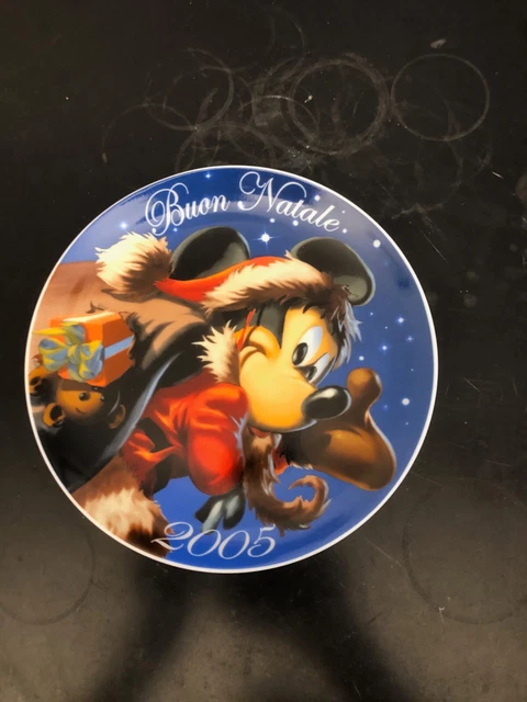Piatto Disney Anno 2005 Nuovo Senza Scatola