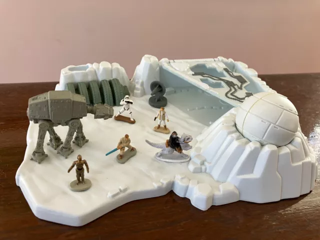 Star Wars Battle of Hoth Micro Machines Playset w/ Figures 1994 Lewis Galoob