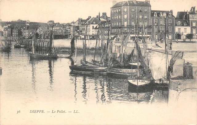 Vieille Carte Postale De Dieppe, Le Pont Du Pollet – édition Années 1900, Collectionneur