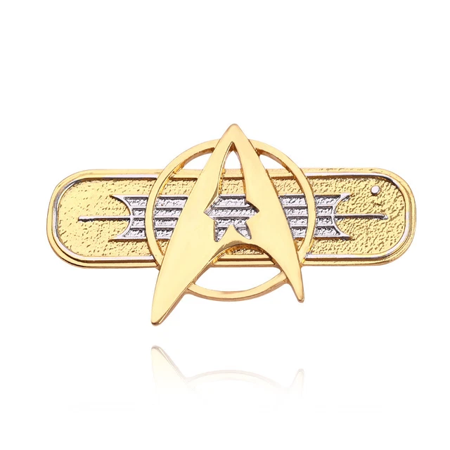 ST Pin The Original Series Captain Kirk Starfleet Brooches TOS Badge Pin