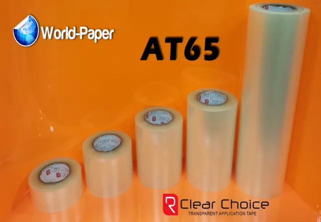 RTape Clear Choice AT65 General Purpose High Tack Application Tape 6" x 100Y