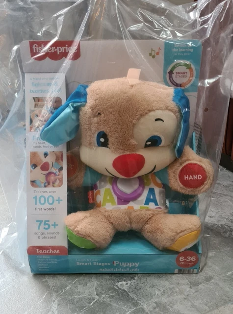 FISHER-PRICE LAUGH & Learn Smart Stages Puppy Dog Plush Toy Music And