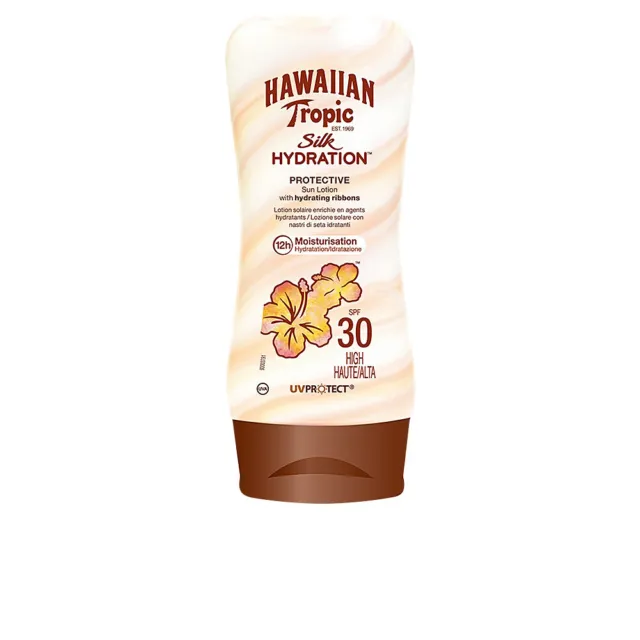 Solaires Hawaiian Tropic unisex SILK sun lotion SPF30 180 ml