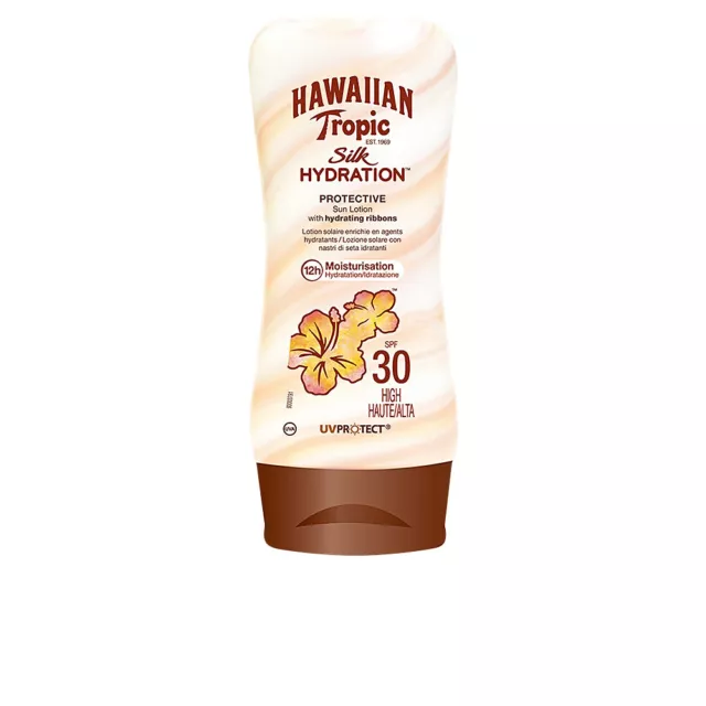 Solaires Hawaiian Tropic unisex SILK sun lotion SPF30 180 ml