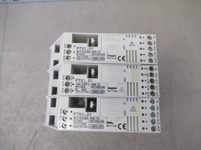 3x Siemens Landis & Gyr PTX1.01 Module de Commutation 2