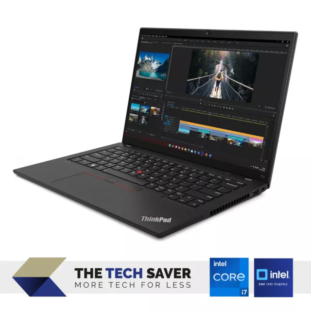 LENOVO THINKPAD T14 Gen 4 Laptop, 14" WUXGA Bildschirm, i71355U, 48GB RAM, 1 TB SSD EUR 1.015