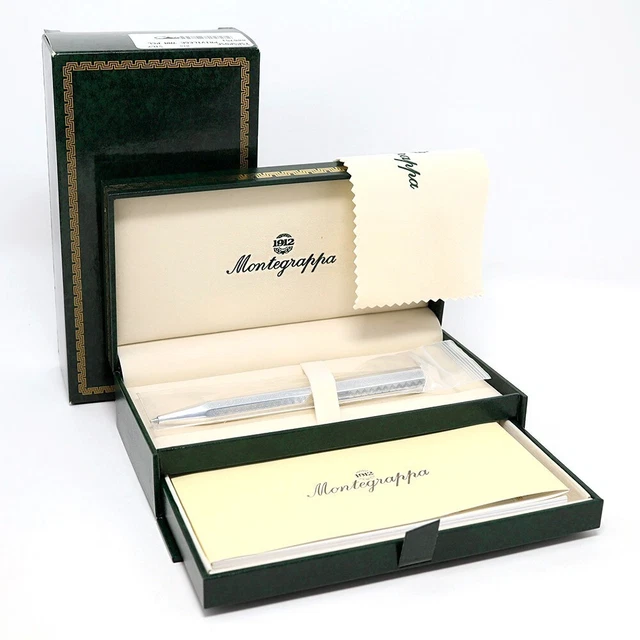 MONTEGRAPPA STERLING SILVER 925 Privilege Deco Pearl Grey Resin