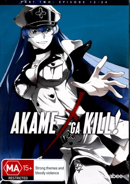 ANIME, AKAME GA KILL, 1-24 EPISODES, 3 DVD, ENG/AUDIO, 1 BOX