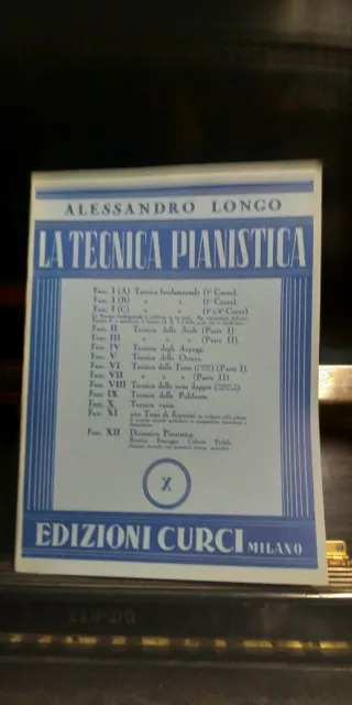 Alessandro Longo die Technik Klavier Vol. X