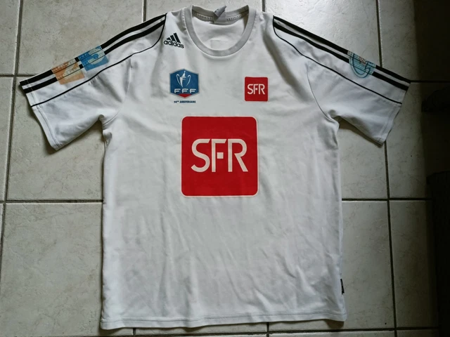 ADIDAS Maillot Coupe de France Vintage 90s Porté N°7 Manches Longues ADIDAS Maillot Coupe de France Vintage 90s Porté N°7 Manches Longues