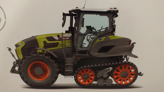 Modellino Trattore MarGe 2513 1:32 Claas Axion 950 Nero Opaco TERRA TRAC – Agritechnica 2025